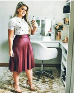Falda Midi elegantes