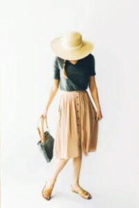 Falda Midi jeans